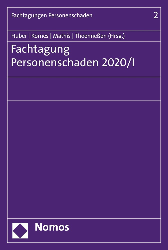 Fachtagung Personenschaden 2020/I main product photo