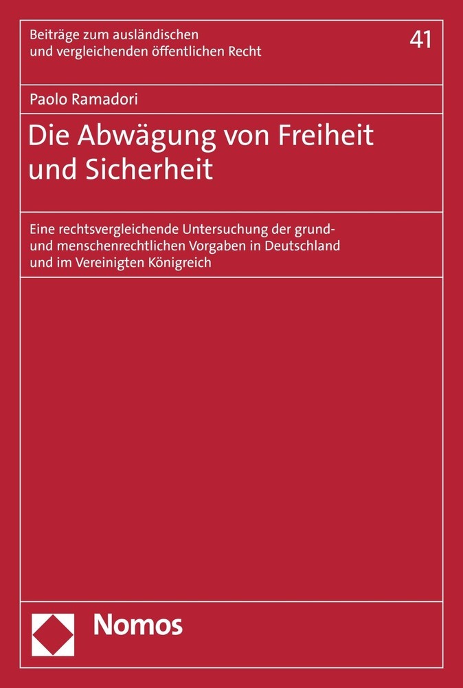 Die Abwägung von Freiheit und Sicherheit main product photo
