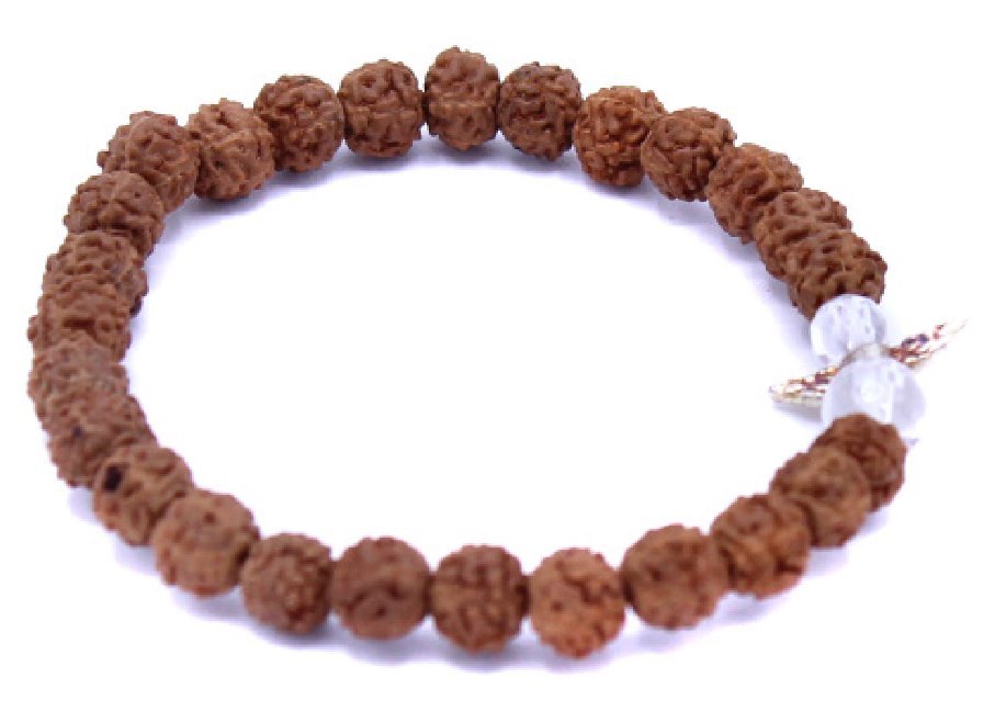 Edelsteinarmband Kinder Schutzengel, Rudraksha main product photo