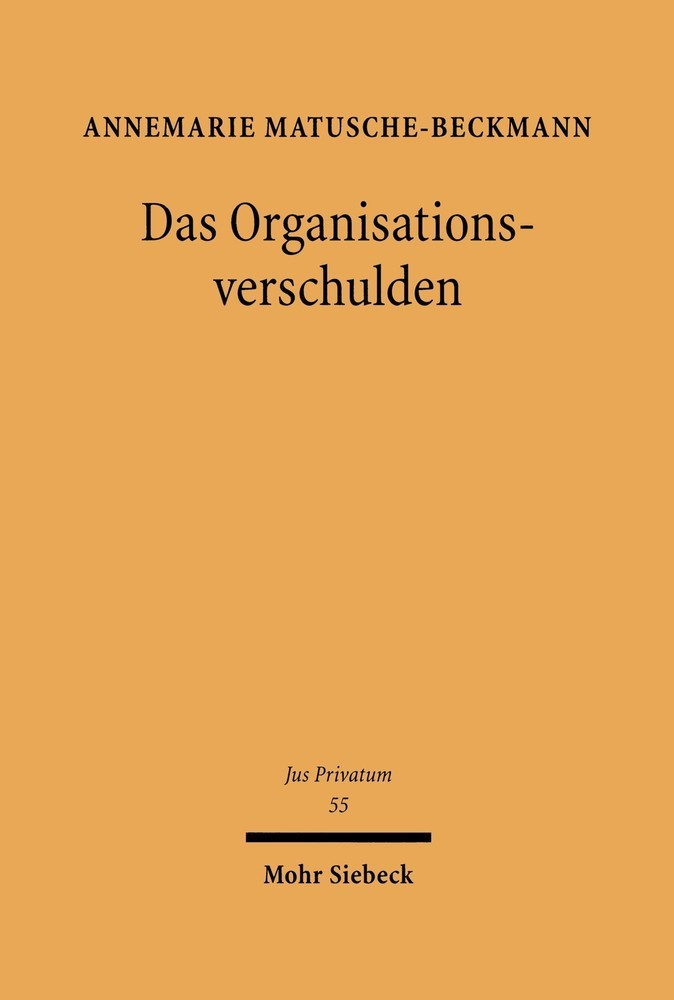 Das Organisationsverschulden main product photo