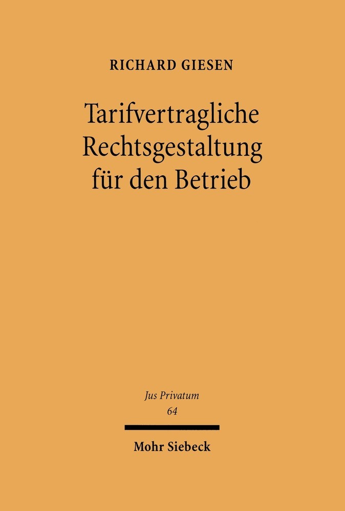 Tarifvertragliche Rechtsgestaltung für den Betrieb main product photo