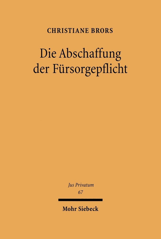 Die Abschaffung der Fürsorgepflicht main product photo