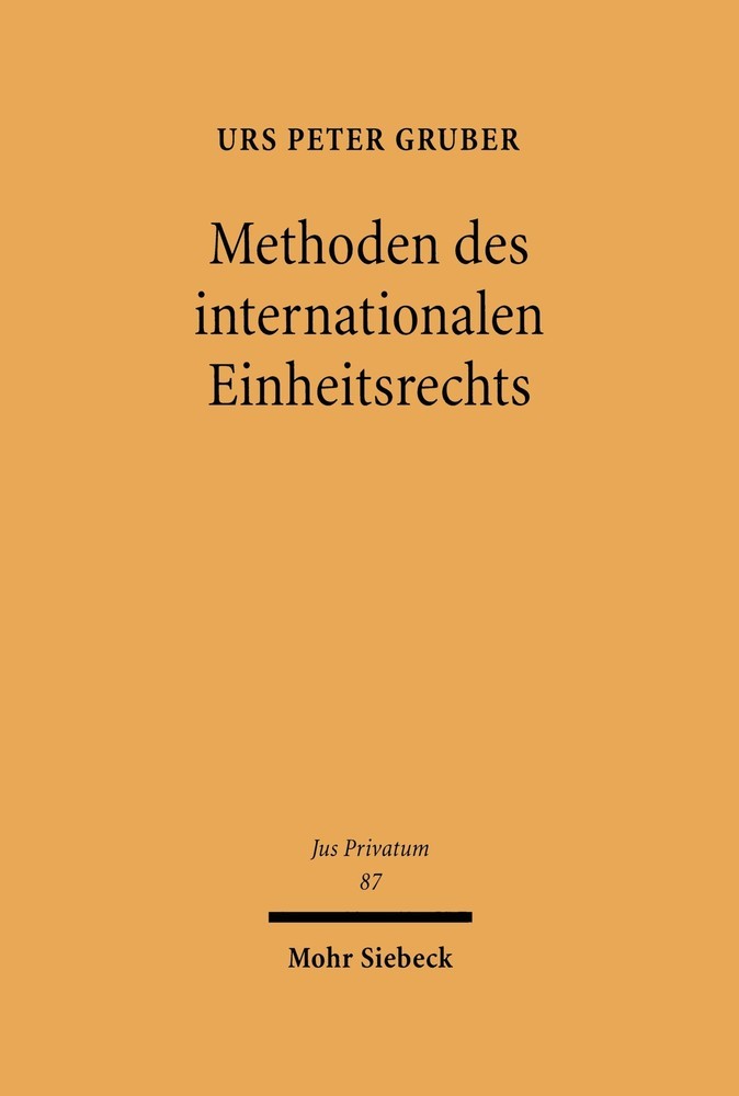 Methoden des internationalen Einheitsrechts main product photo