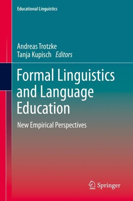 Formal Linguistics and Language Education main product photo
