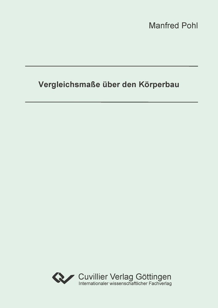 Vergleichsmaße über den Körperbau main product photo