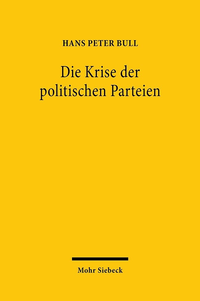 Die Krise der politischen Parteien main product photo