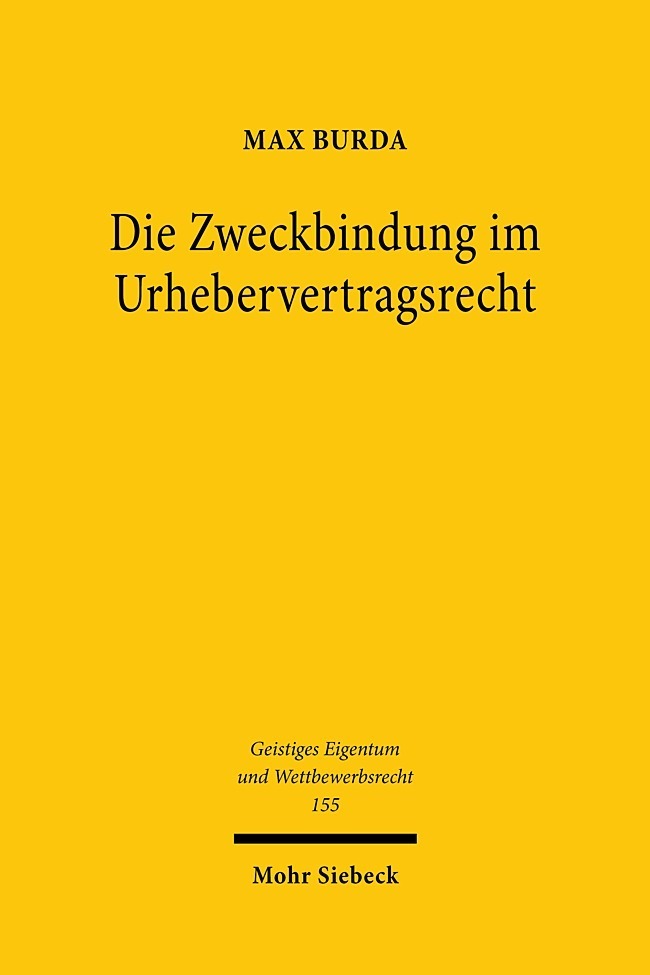 Die Zweckbindung im Urhebervertragsrecht main product photo