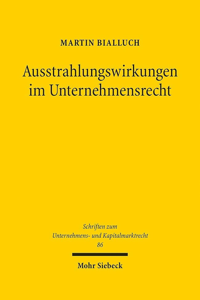 Ausstrahlungswirkungen im Unternehmensrecht main product photo