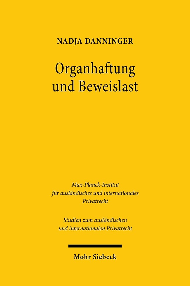 Organhaftung und Beweislast main product photo