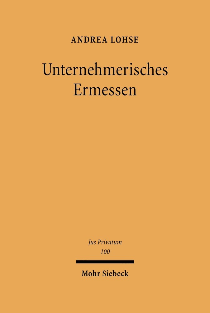 Unternehmerisches Ermessen main product photo
