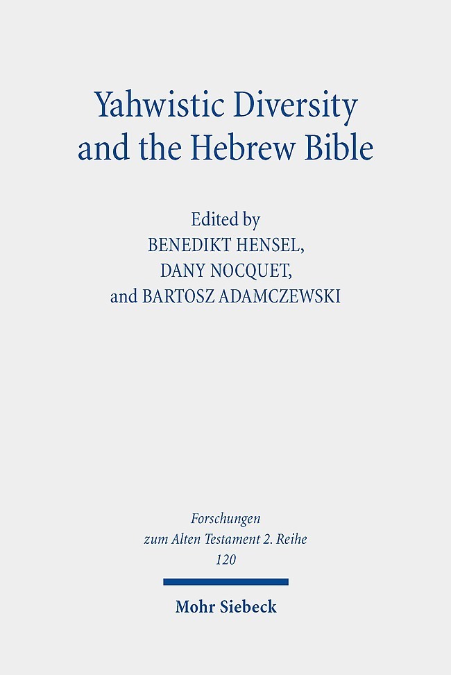 Yahwistic Diversity and the Hebrew Bible main product photo