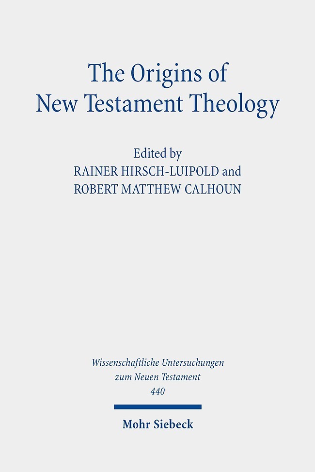 The Origins of New Testament Theology main product photo