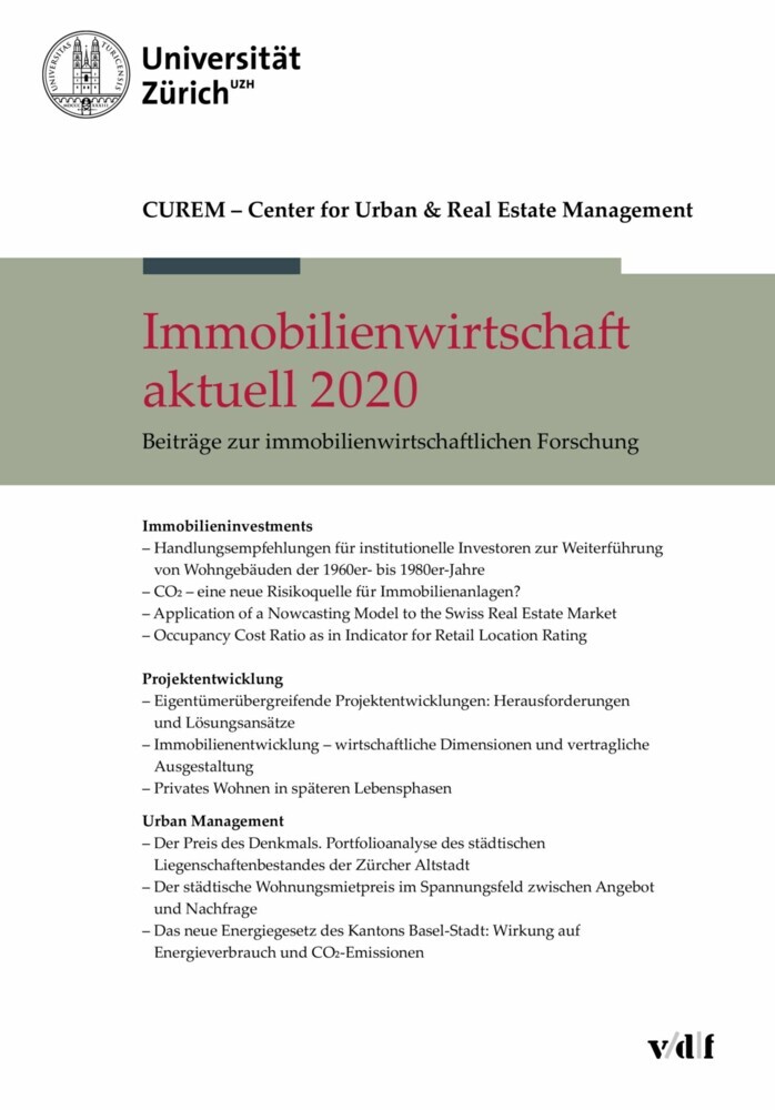Immobilienwirtschaft aktuell 2020 main product photo