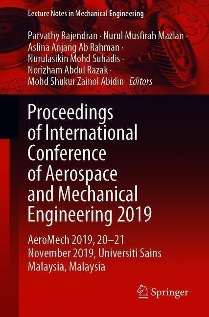Proceedings of International Conference of Aerospace and Mechanical Engineering 2019 main product photo