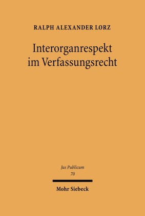 Interorganrespekt im Verfassungsrecht