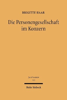 Die Personengesellschaft im Konzern
