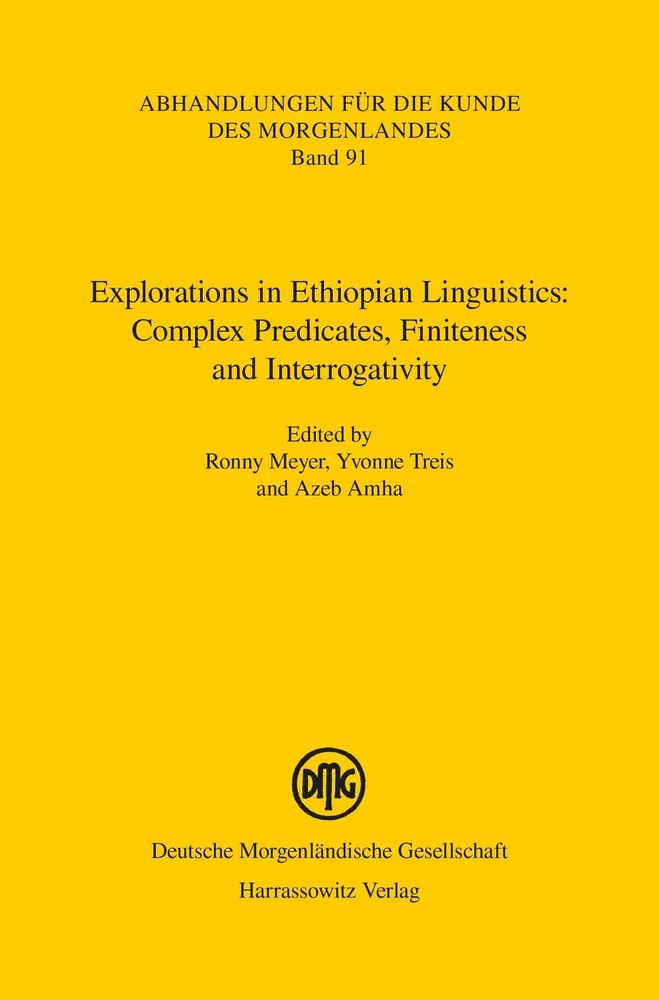 Explorations in Ethiopian Linguistics: Complex Predicates, Finiteness and Interrogativity main product photo