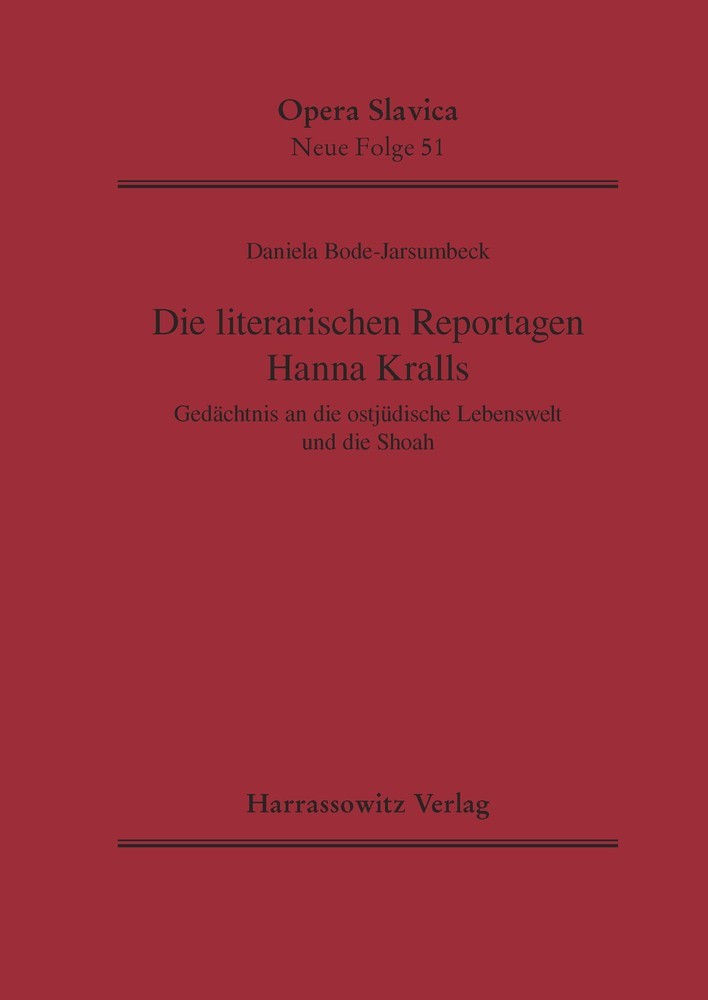 Die literarischen Reportagen Hanna Kralls main product photo