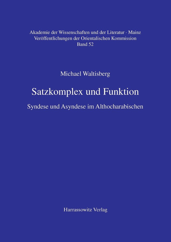 Satzkomplex und Funktion main product photo