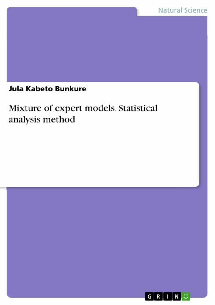 Mixture of expert models. Statistical analysis method main product photo