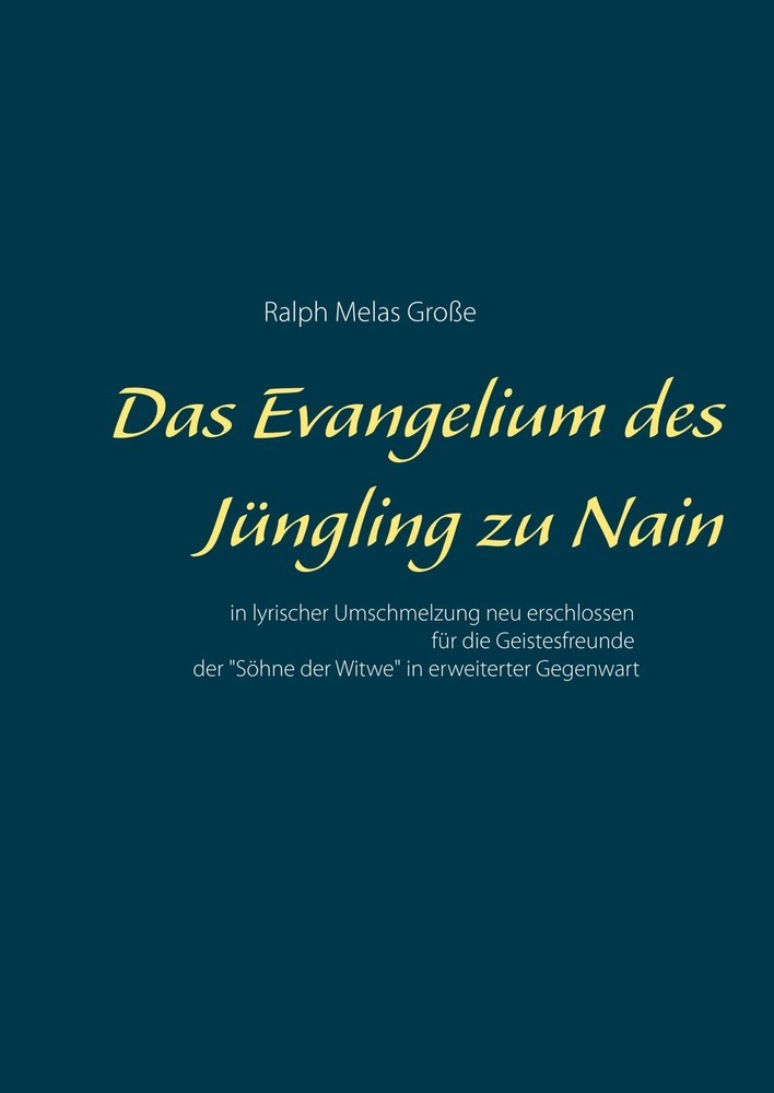 Das Evangelium des Jüngling zu Nain main product photo