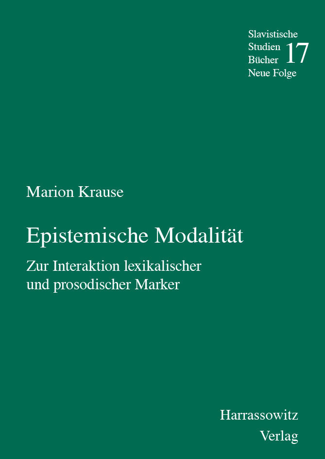Epistemische Modalität main product photo