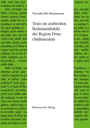 Texte im arabischen Beduinendialekt der Region Douz (Südtunesien)