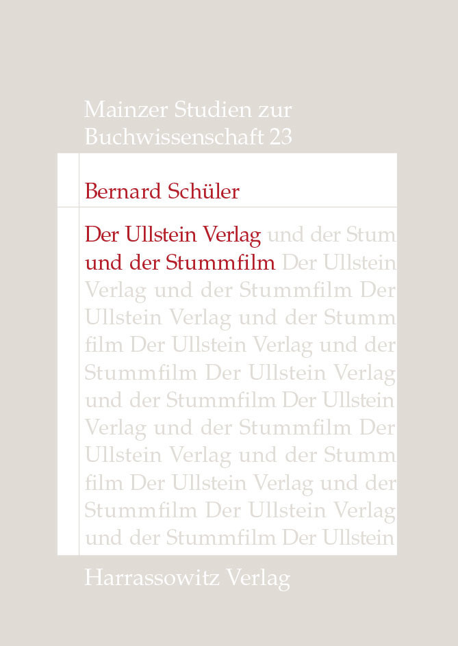Der Ullstein Verlag und der Stummfilm main product photo