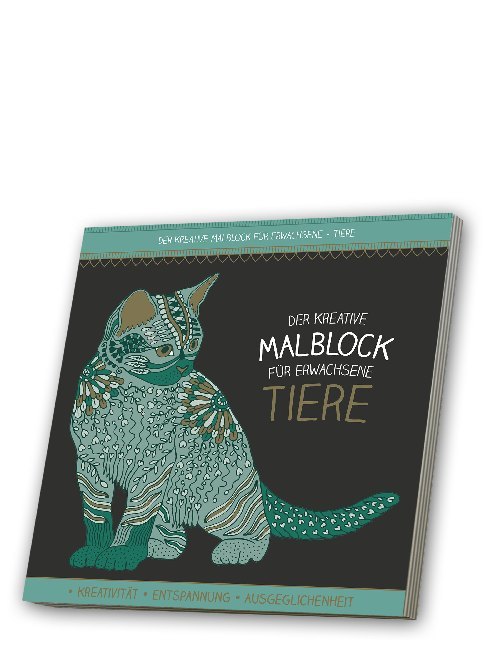 Der kreative Malblock für Erwachsene - Tiere, m. Audio-CD. Bd.1 main product photo