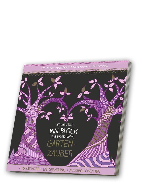 Der kreative Malblock für Erwachsene - Gartenzauber, m. Audio-CD main product photo