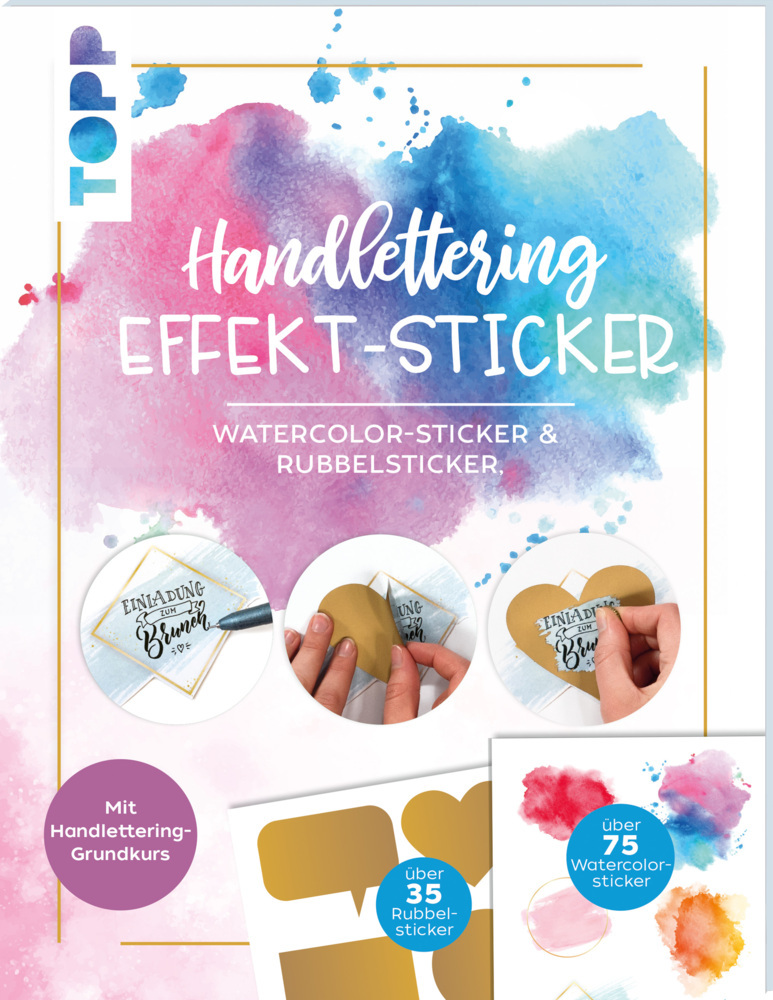 Handlettering Effekt-Stickerbuch main product photo