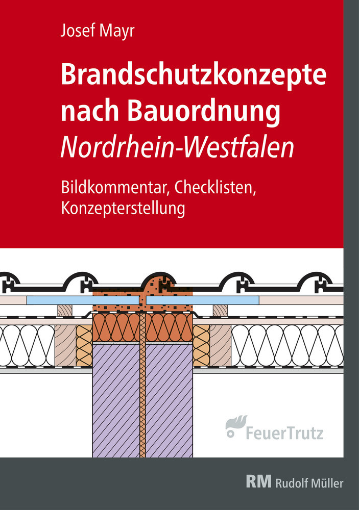 Brandschutzkonzepte nach Bauordnung Nordrhein-Westfalen - E-Book (PDF) main product photo