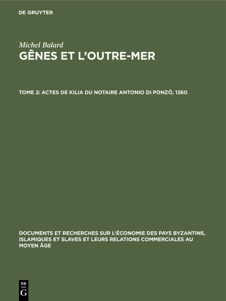 Actes de Kilia du notaire Antonio di Ponzô, 1360 main product photo