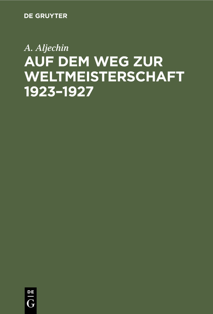 Auf dem Weg zur Weltmeisterschaft 1923-1927 main product photo