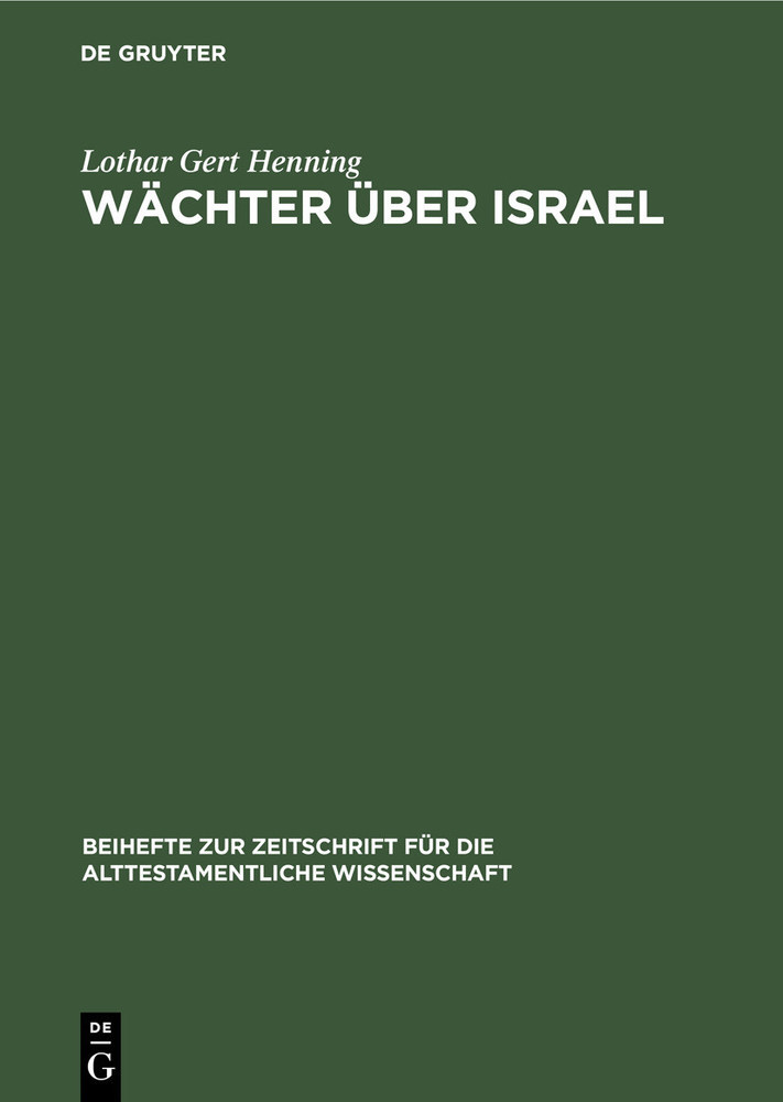 Wächter über Israel main product photo
