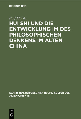 Hui Shi und die Entwicklung im des philosophischen Denkens im Alten China