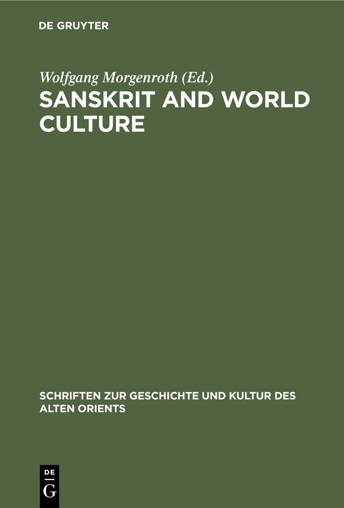 Sanskrit and World Culture main product photo