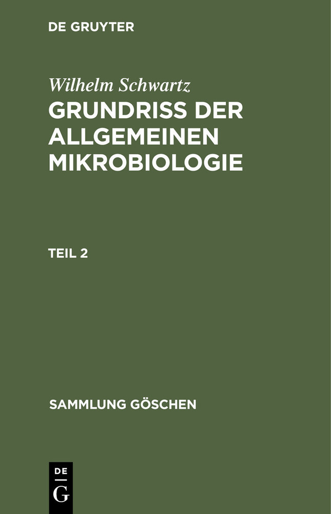 Grundriss der Allgemeinen Mikrobiologie, Teil 2 main product photo