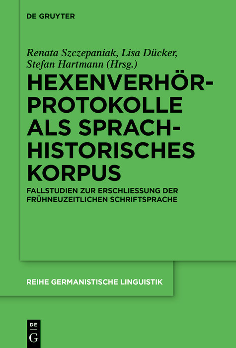 Hexenverhörprotokolle als sprachhistorisches Korpus main product photo