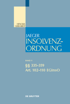 §§  335-359; Art. 102-110 EGInsO