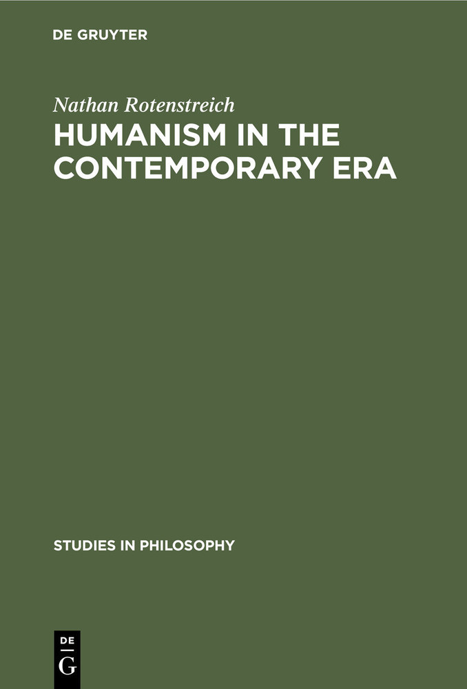 Humanism in the contemporary era main product photo