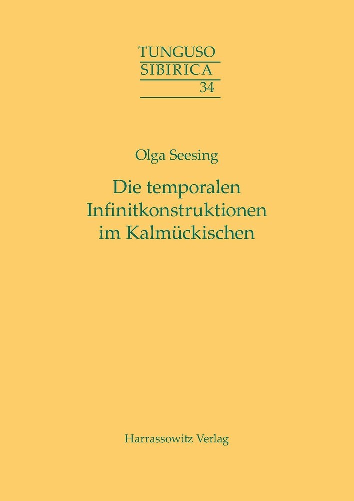 Die temporalen Infinitkonstruktionen im Kalmückischen main product photo