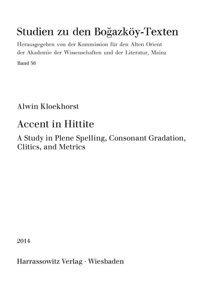 Accent in Hittite main product photo