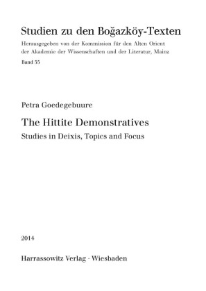 The Hittite Demonstratives