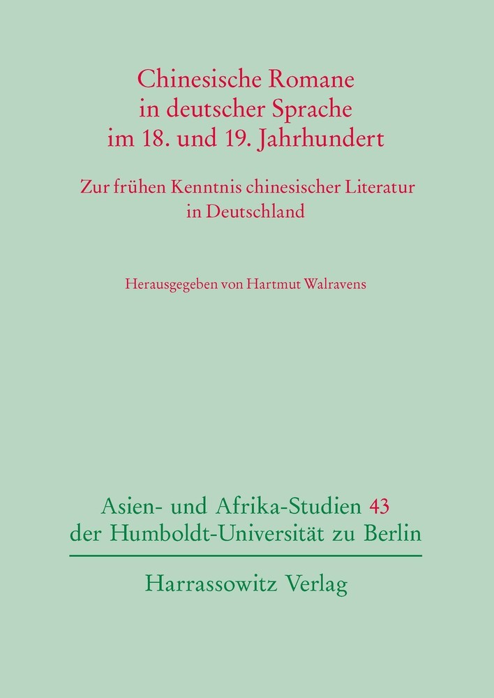 Chinesische Romane in deutscher Sprache im 18. und 19. Jahrhundert main product photo
