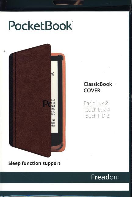PocketBook Cover Book Series für Touch HD 3, Touch Lux 4, Basic Lux 2, Brown main product photo