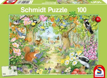 Tiere im Wald (Kinderpuzzle)