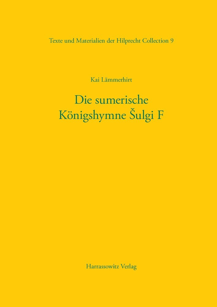 Die sumerische Königshymne ?ulgi F main product photo