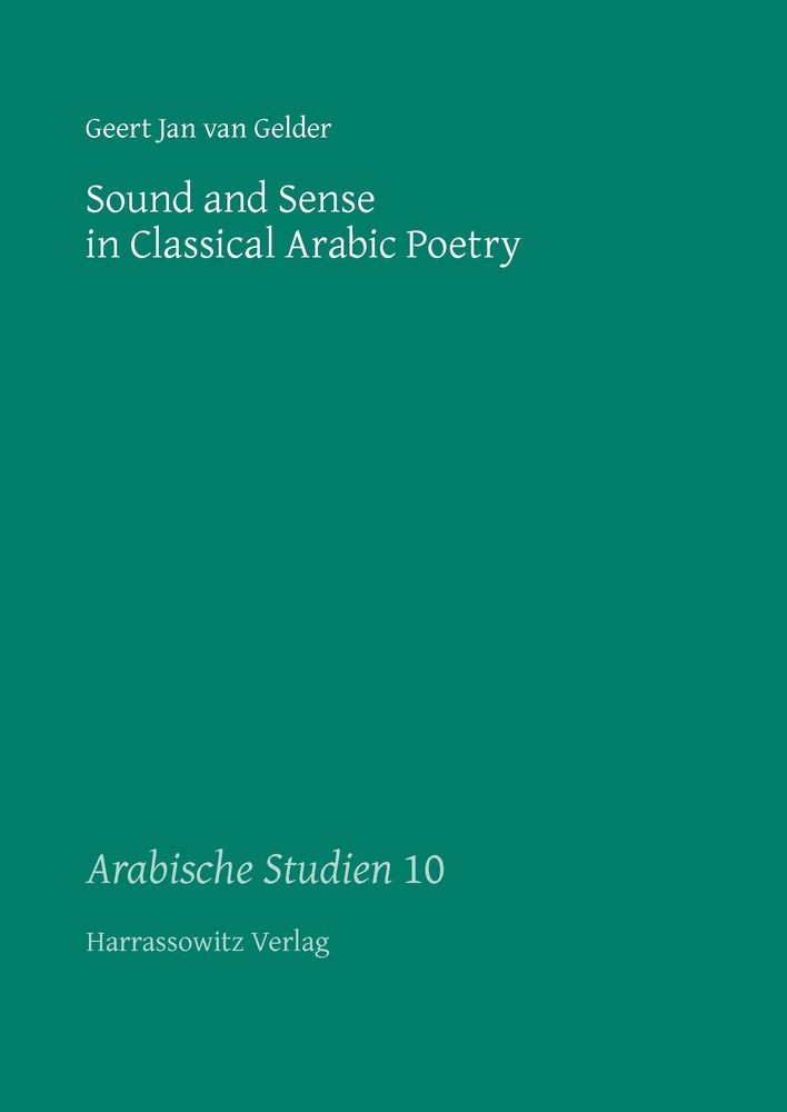 Sound and Sense in Classical Arabic Poetry main product photo