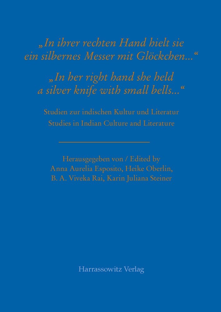 'In ihrer rechten Hand hielt sie ein silbernes Messer mit Glöckchen ...' / 'In her right hand she held a silver knife with small bells ...' main product photo